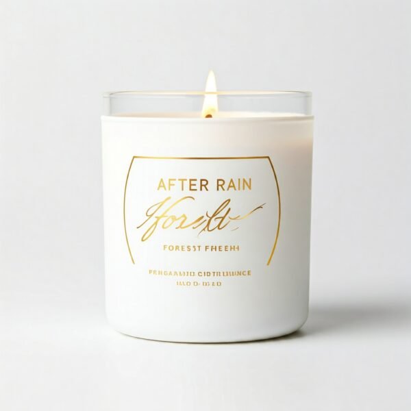 After rain forest fresh fragrance candle