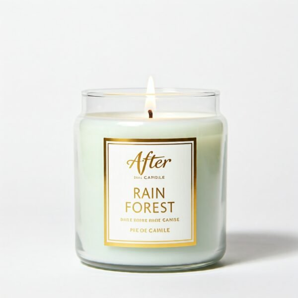 After rain forest fresh fragrance candle