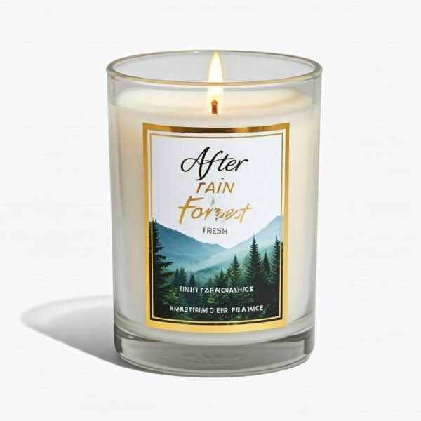 After rain forest fresh fragrance candle