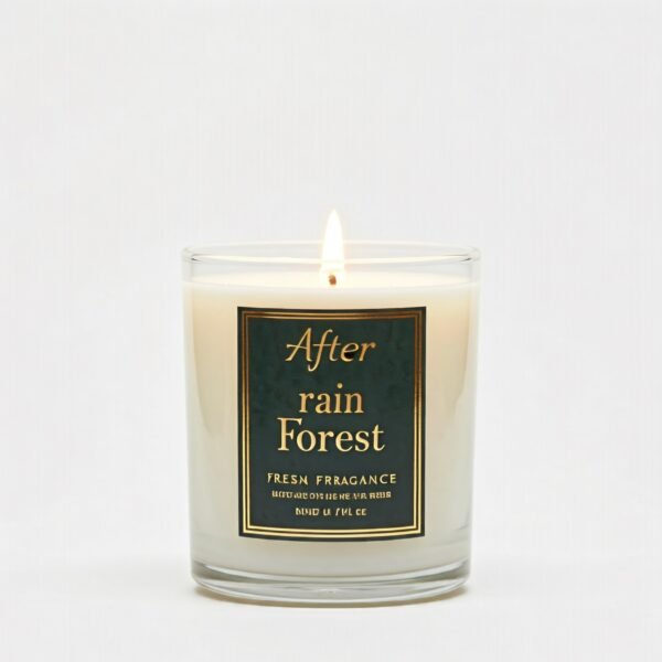 After rain forest fresh fragrance candle