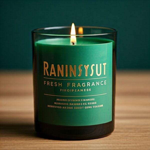 After rain forest fresh fragrance candle