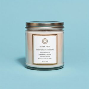 Berry fruit coconut wax fragrance candle