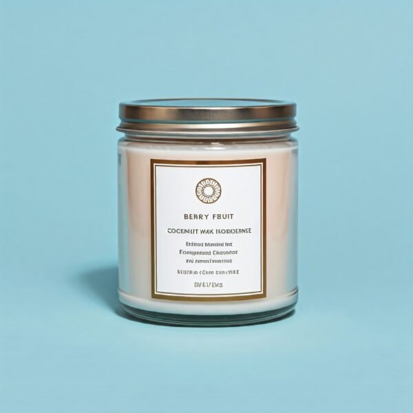 Berry fruit coconut wax fragrance candle