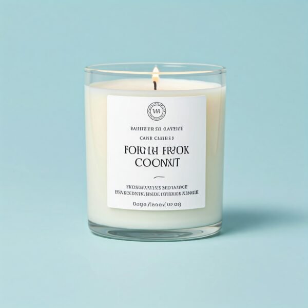 Berry fruit coconut wax fragrance candle