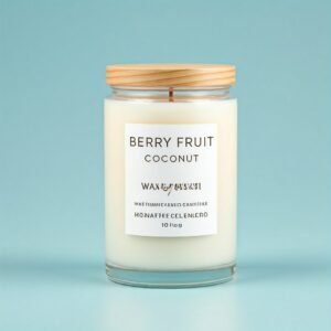 Berry fruit coconut wax fragrance candle