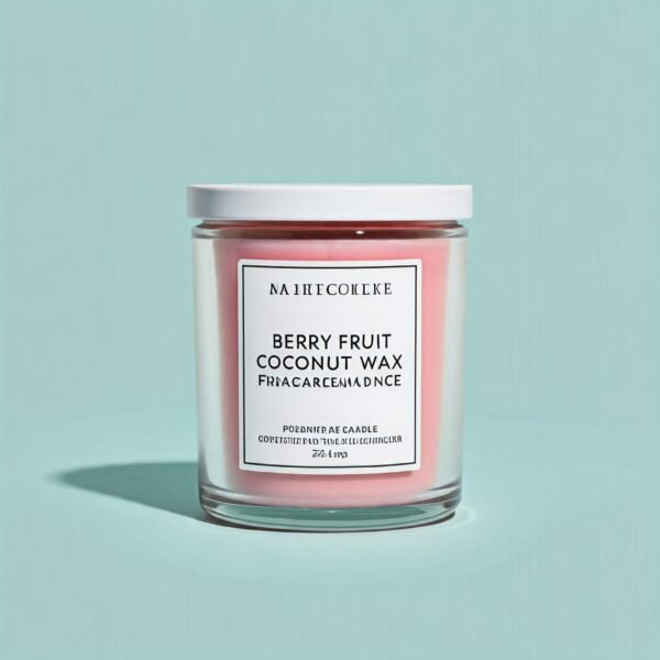 Berry fruit coconut wax fragrance candle