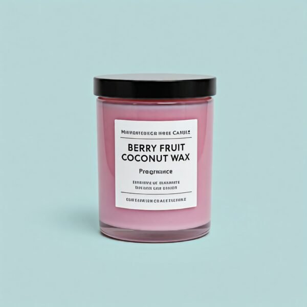 Berry fruit coconut wax fragrance candle