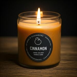 Cinnamon oriental fragrance candle