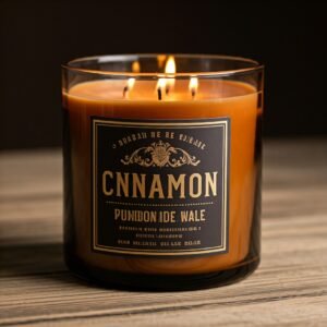 Cinnamon oriental fragrance candle