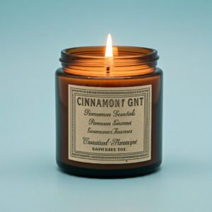 Cinnamon oriental fragrance candle