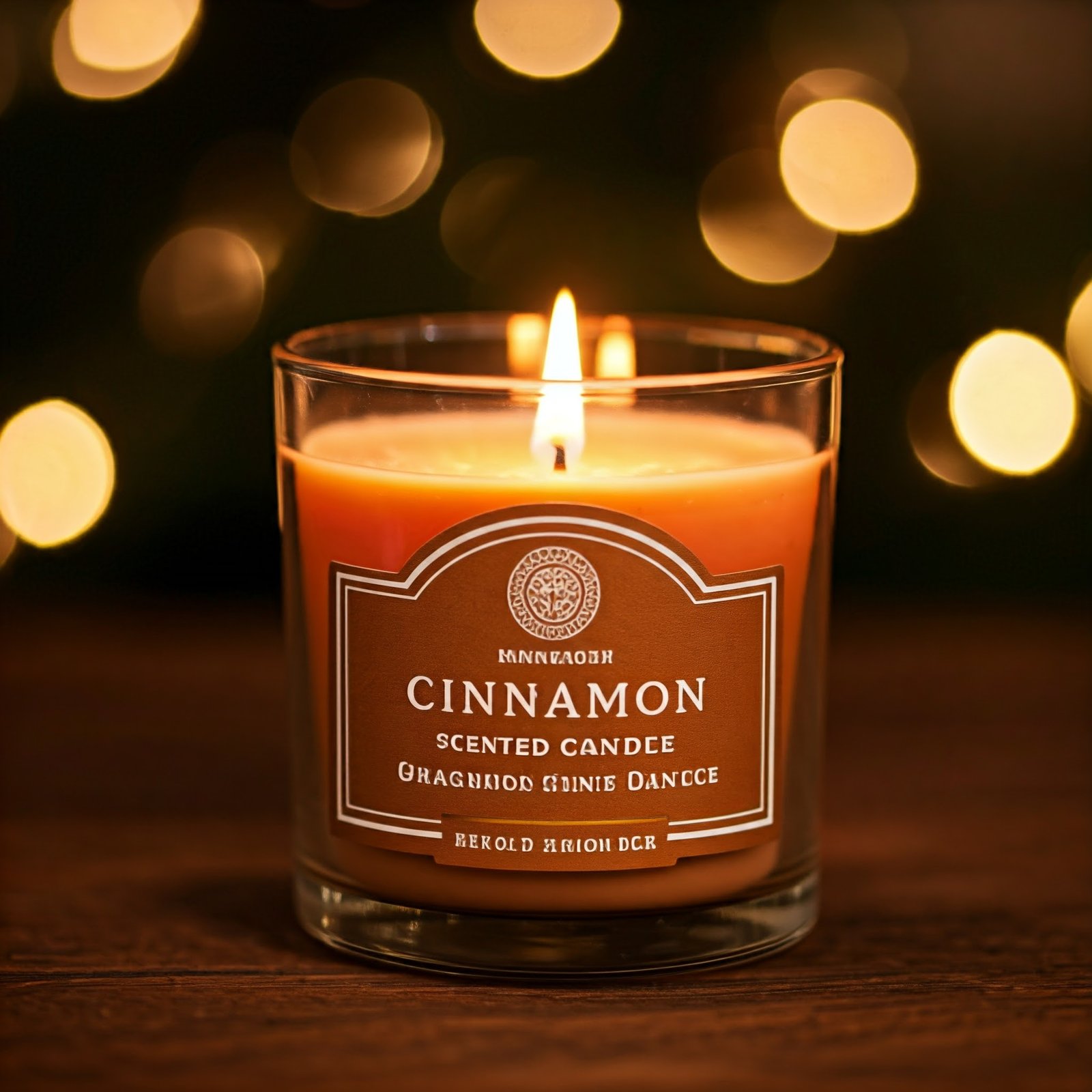 Cinnamon oriental fragrance candle