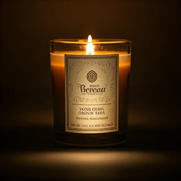 Vanilla oriental scent candle