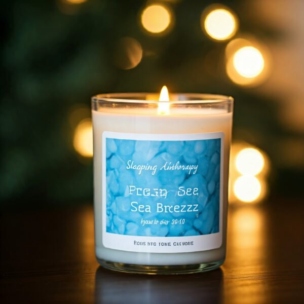 Sea breeze fresh scent candle