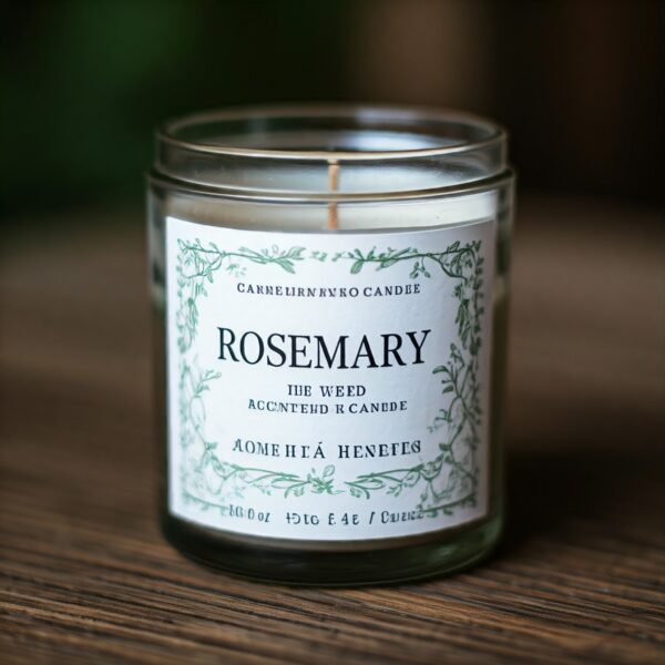 Rosemary herbal scent candle