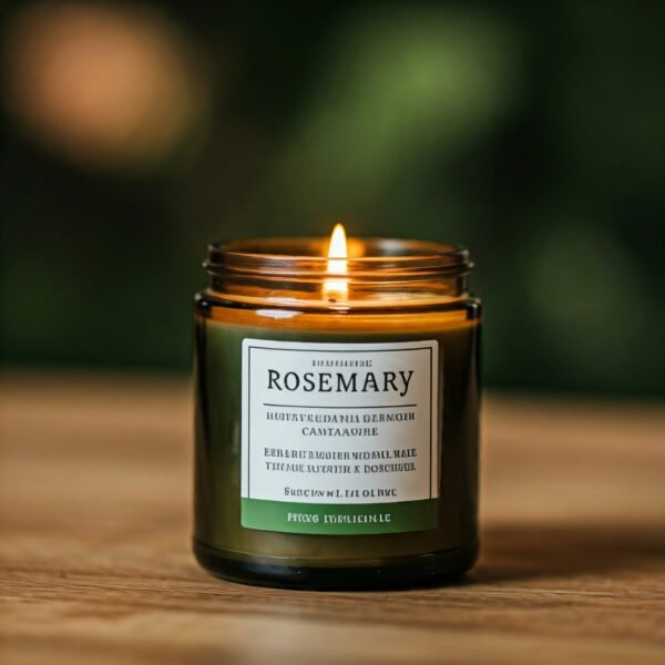 Rosemary herbal scent candle