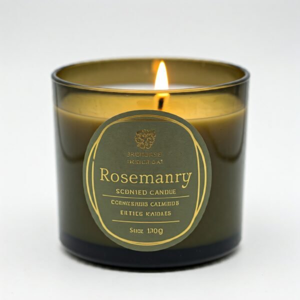 Rosemary herbal scent candle