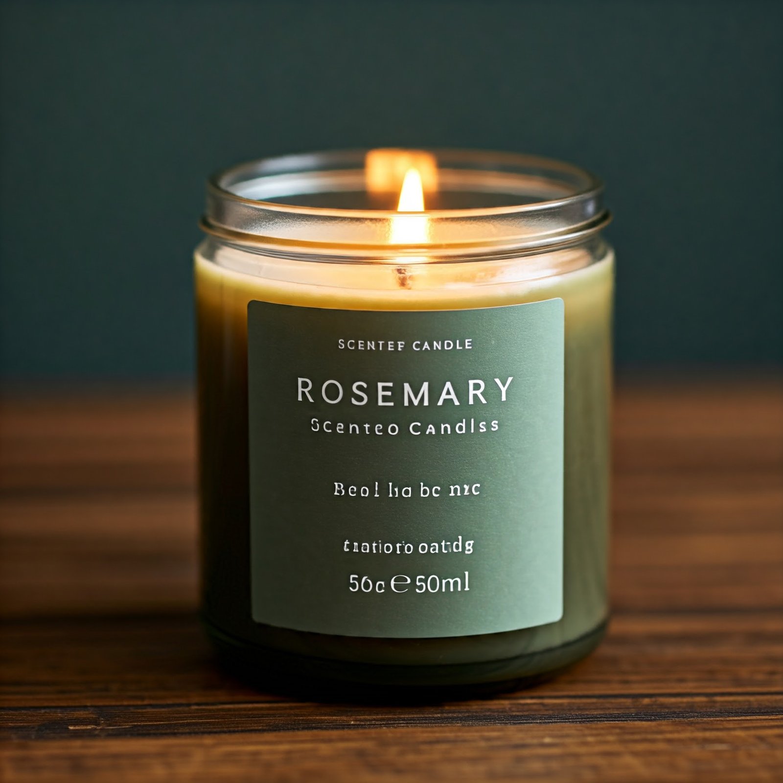 Rosemary herbal scent candle