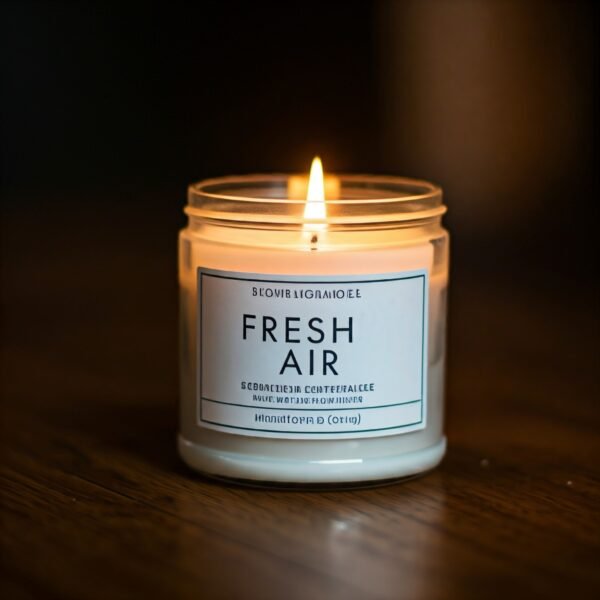 fresh air scented candle