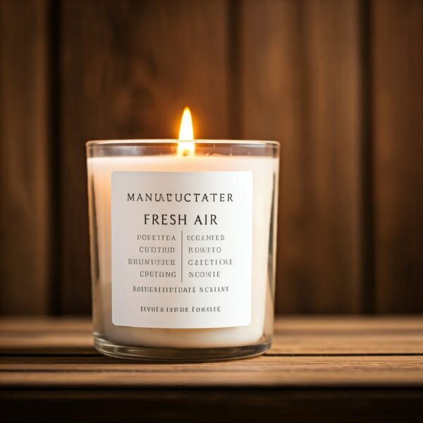 fresh air scented candle