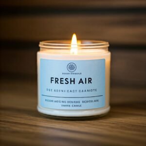 fresh air scented candle