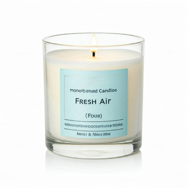 fresh air scented candle