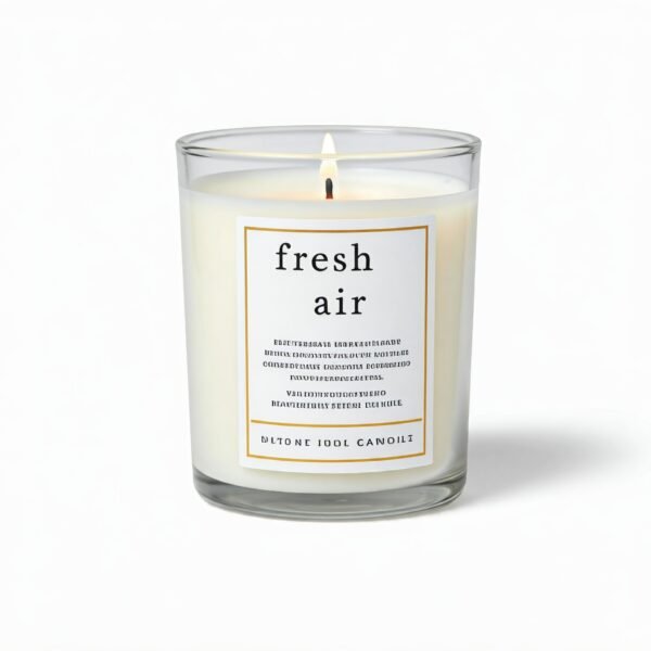 fresh air scented candle