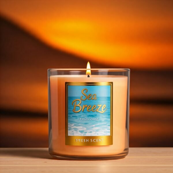 sea breeze fresh scented candle