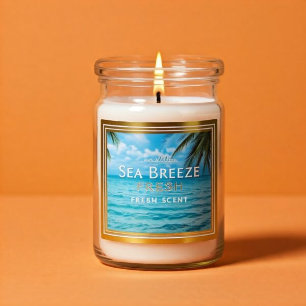 sea breeze fresh scented candle