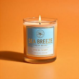 sea breeze fresh scented candle