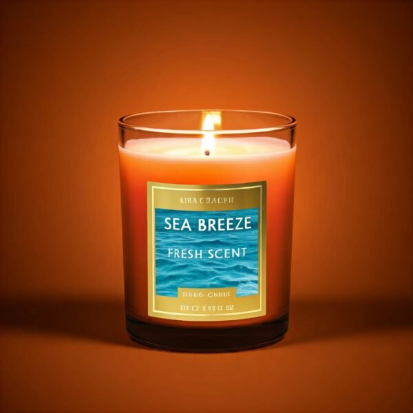 sea breeze fresh scented candle