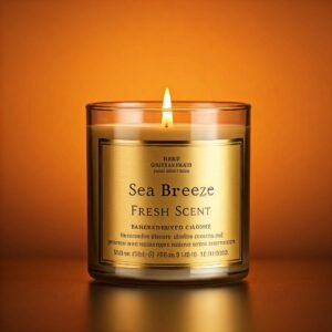 sea breeze fresh scented candle