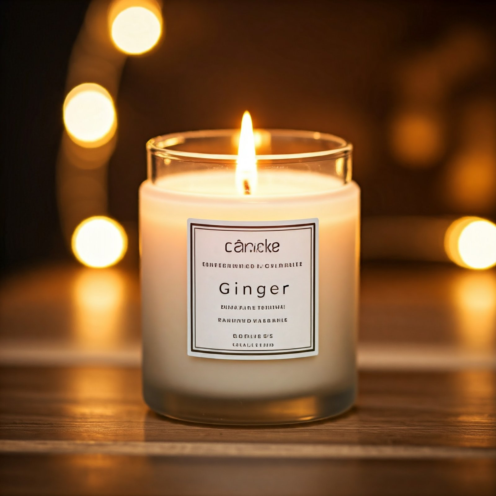 Ginger oriental fragrance candle