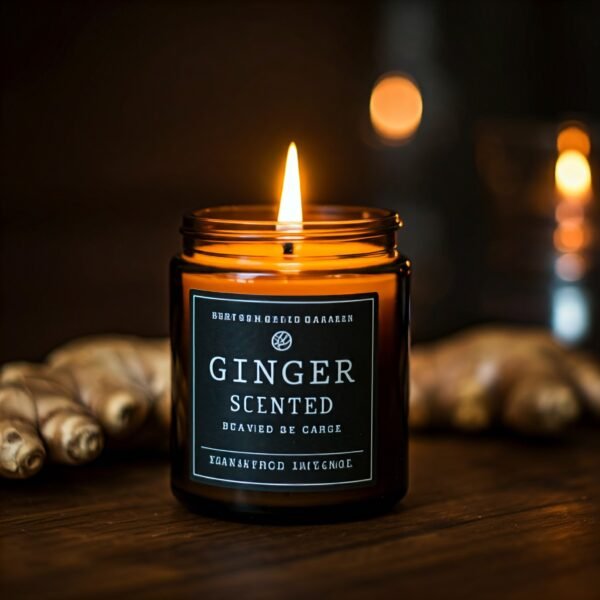 Ginger oriental fragrance candle