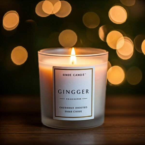 Ginger oriental fragrance candle