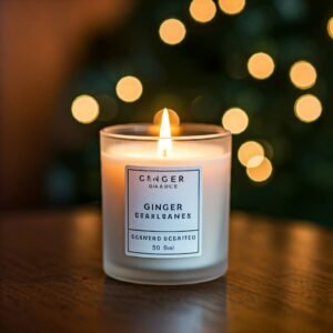 Ginger oriental fragrance candle