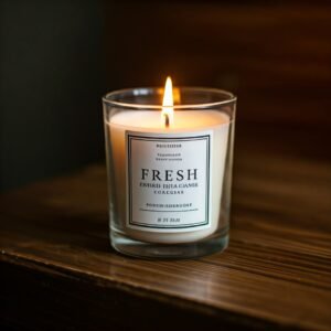 fresh fragrance candle