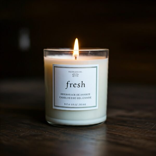 fresh fragrance candle