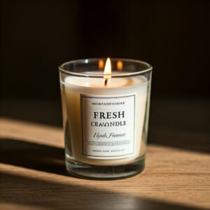 fresh fragrance candle